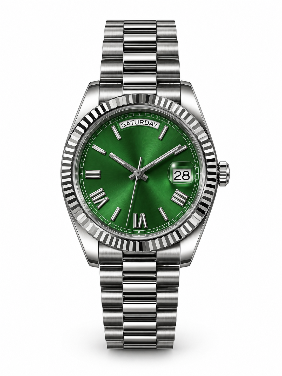 Green Dial Day And Date