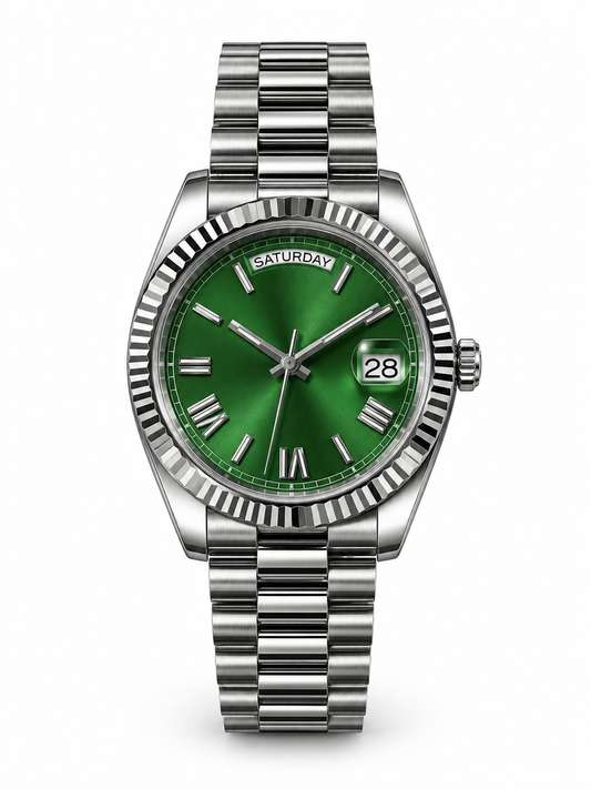 Green Dial Day And Date