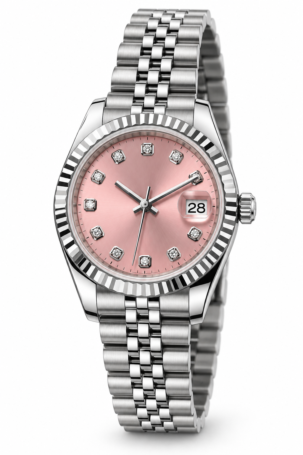 Womens Pink dial Watch